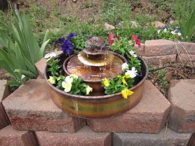 Copper Fountains - Raintree with Planter