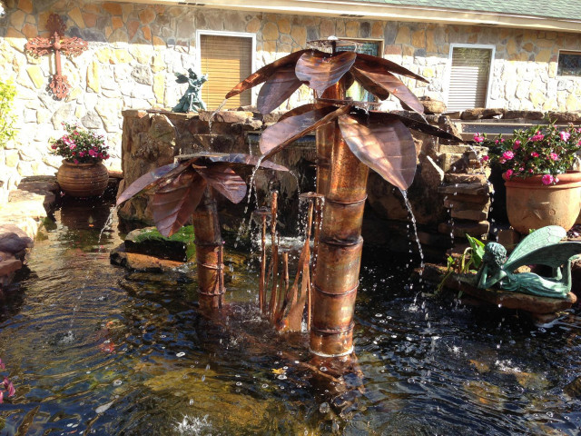 Copper Fountains -  Custom Palm Trees
